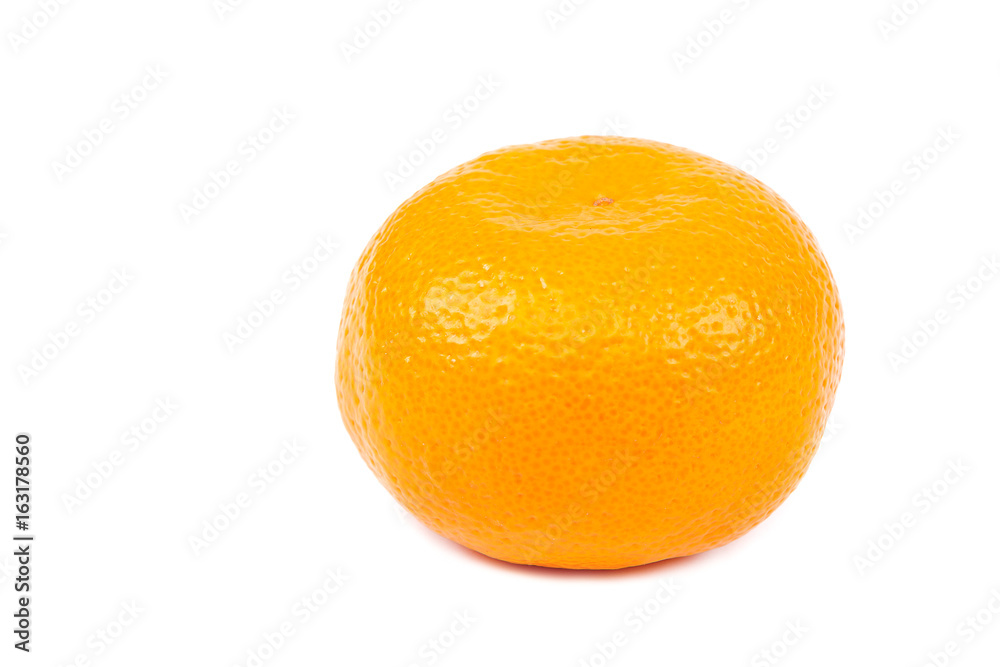 Fruits of a tangerine on a white background. Fruits of a tangerine on a white background.