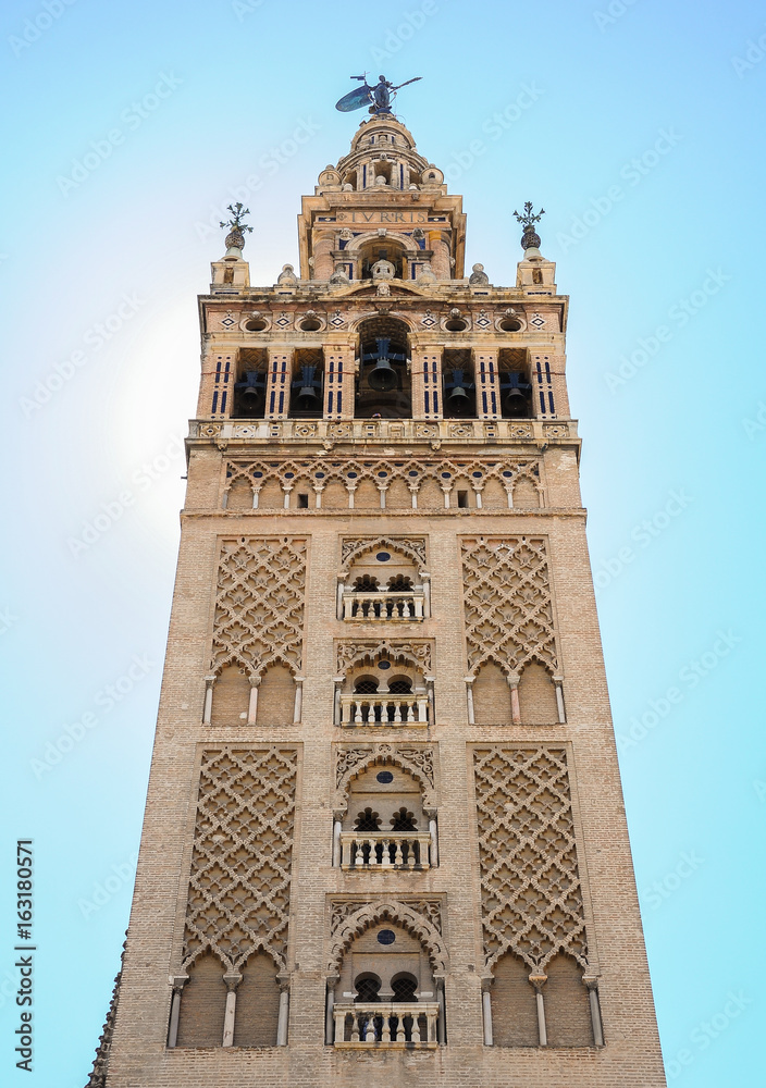 Fototapeta premium Giralda Tower, Seville Cathedral in Spain