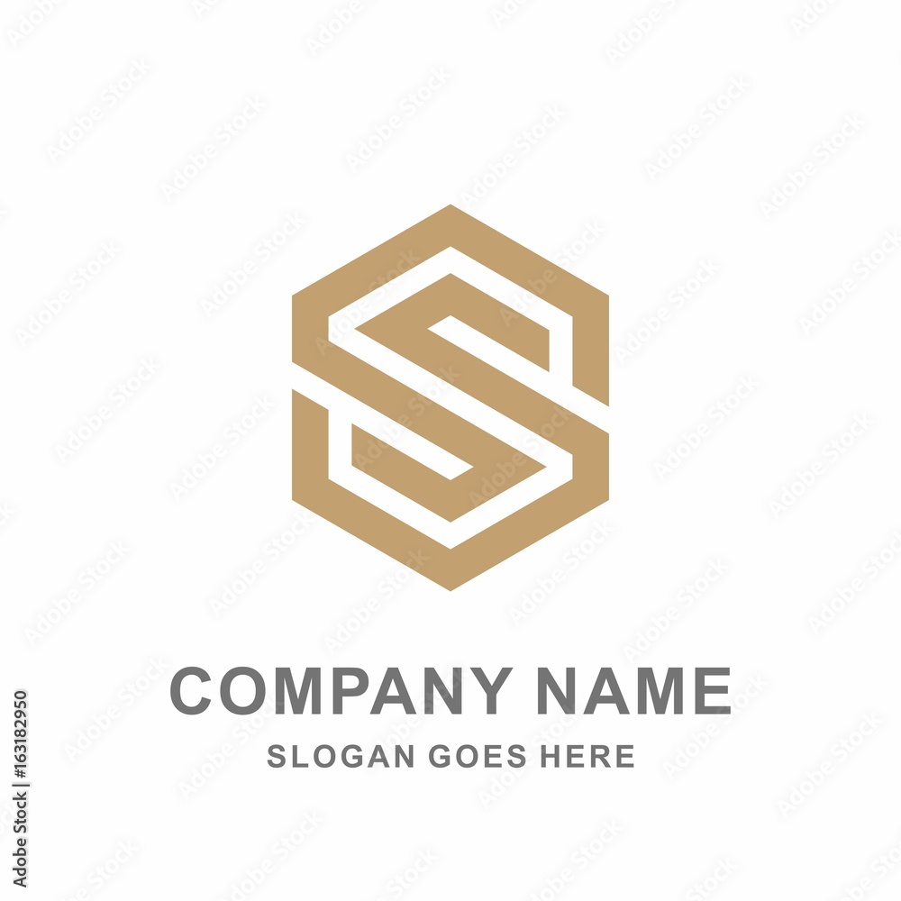 Monogram Letter S Geometric Square Cube Hexagon Architecture Construction Business Company Stock Vector Logo Design Template Monogram Letter S Geometric Square Cube Hexagon Architecture Construction Business Company Stock Vector Logo Design Template