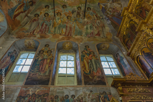 UGLICH, RUSSIA - JUNE 17, 2017: Interior of the Church of the Prince Dimitri on the Blood. Built in 1692
 photo