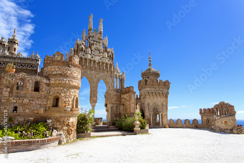 Colomares castle in memory of Christopher Colomb at Benalmadena photo