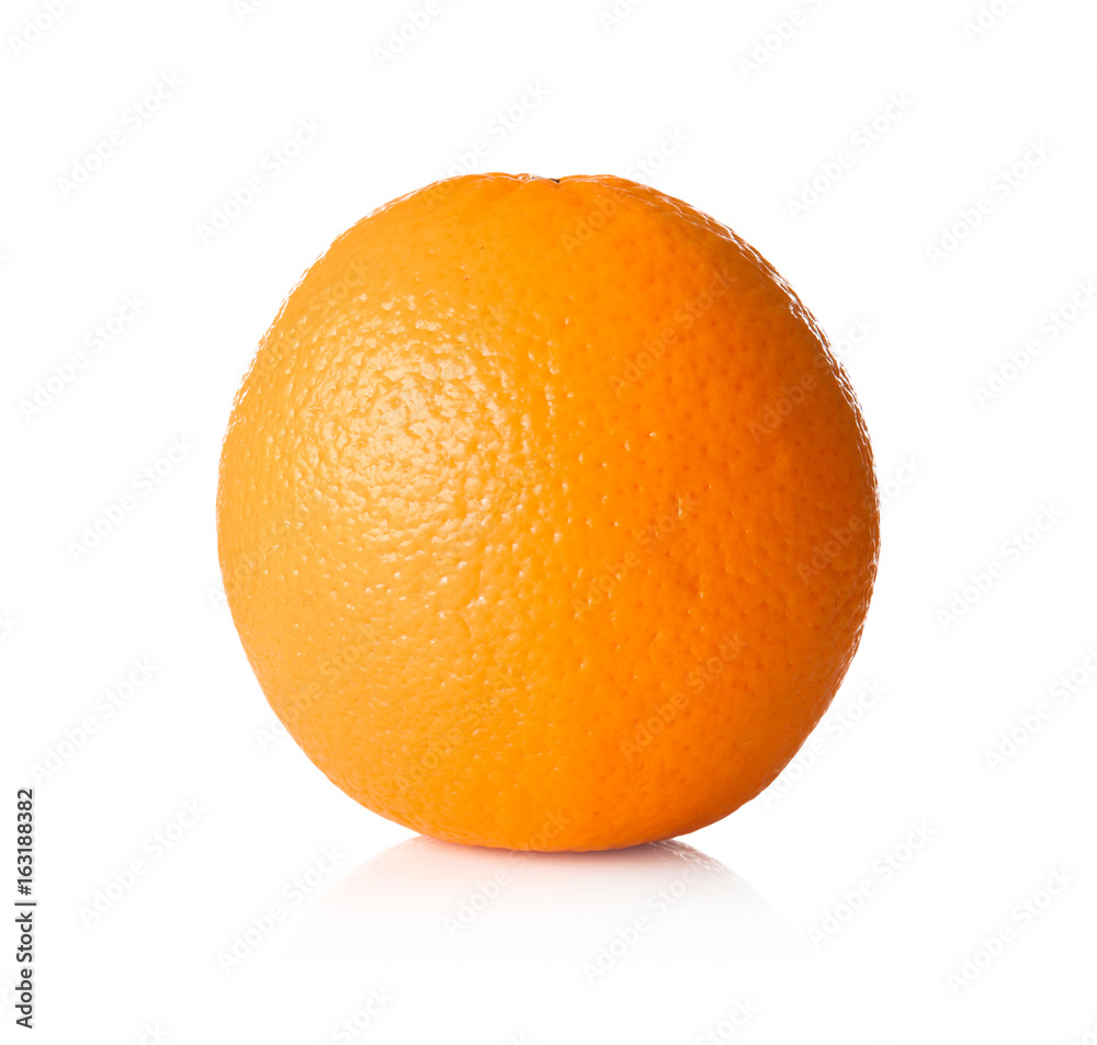 Fresh orange, isolated on white Fresh orange, isolated on white