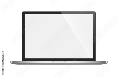 Notebook. Vector. Realistic isolated model - vector stock.