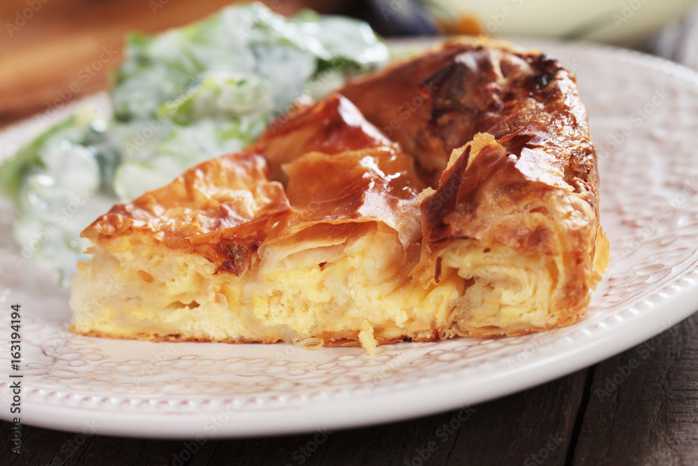 Phyllo pastry cheese pie Phyllo pastry cheese pie
