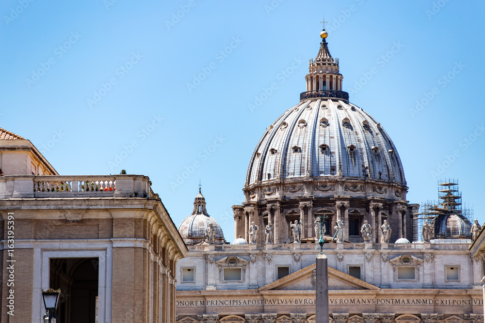 View to Basilica di San Pietro, Vatican city