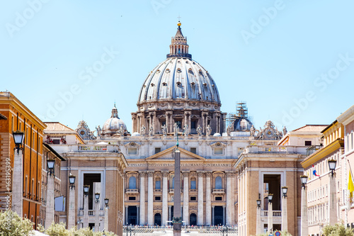 View to Basilica di San Pietro, Vatican city photo