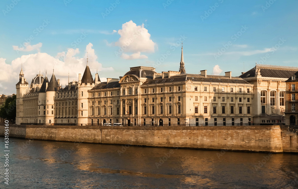 The Conciergerie castle , Paris, France.