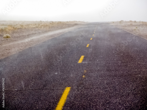 Hail Storm in Death Valley