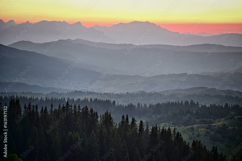Durmitor Mountains Layers, Montenegro