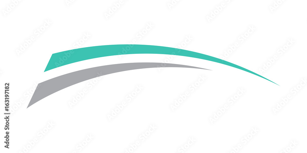 wave spalsh swoosh logo vector