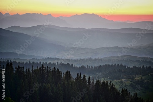 Durmitor Mountains Layers, Montenegro