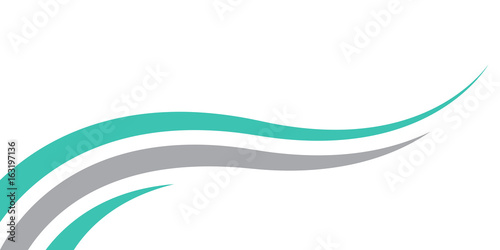 wave spalsh swoosh logo vector
