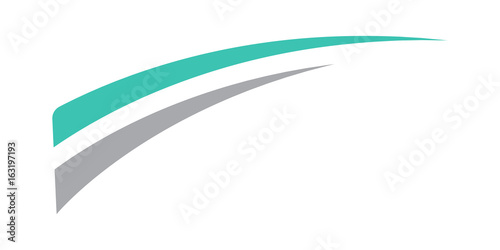 wave spalsh swoosh logo vector