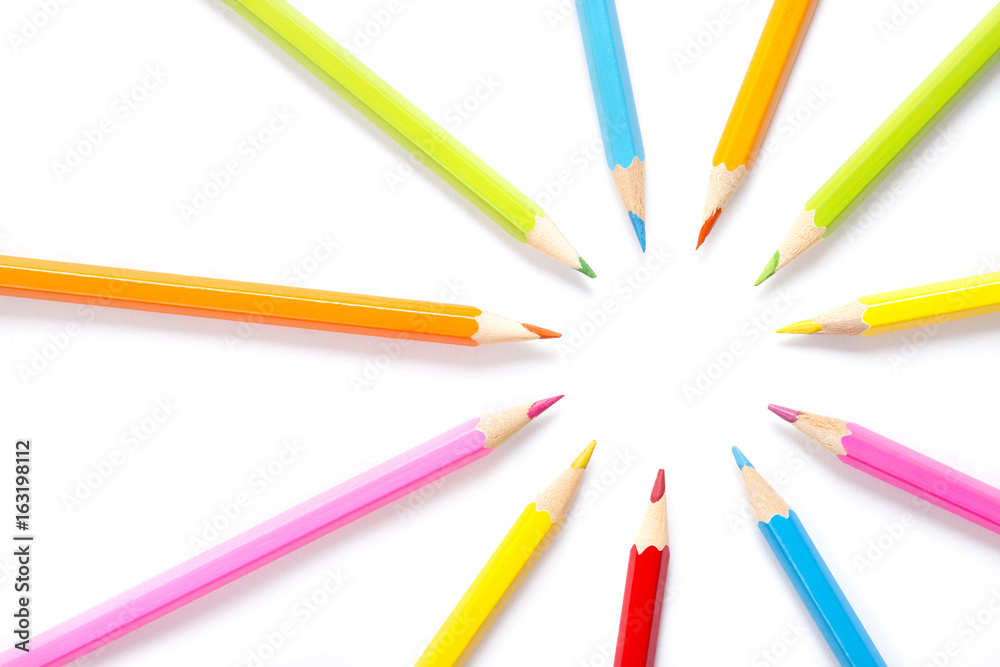 isolated pencil background