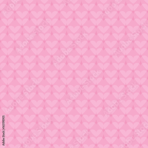 Heart pattern. Vector seamless romantic background