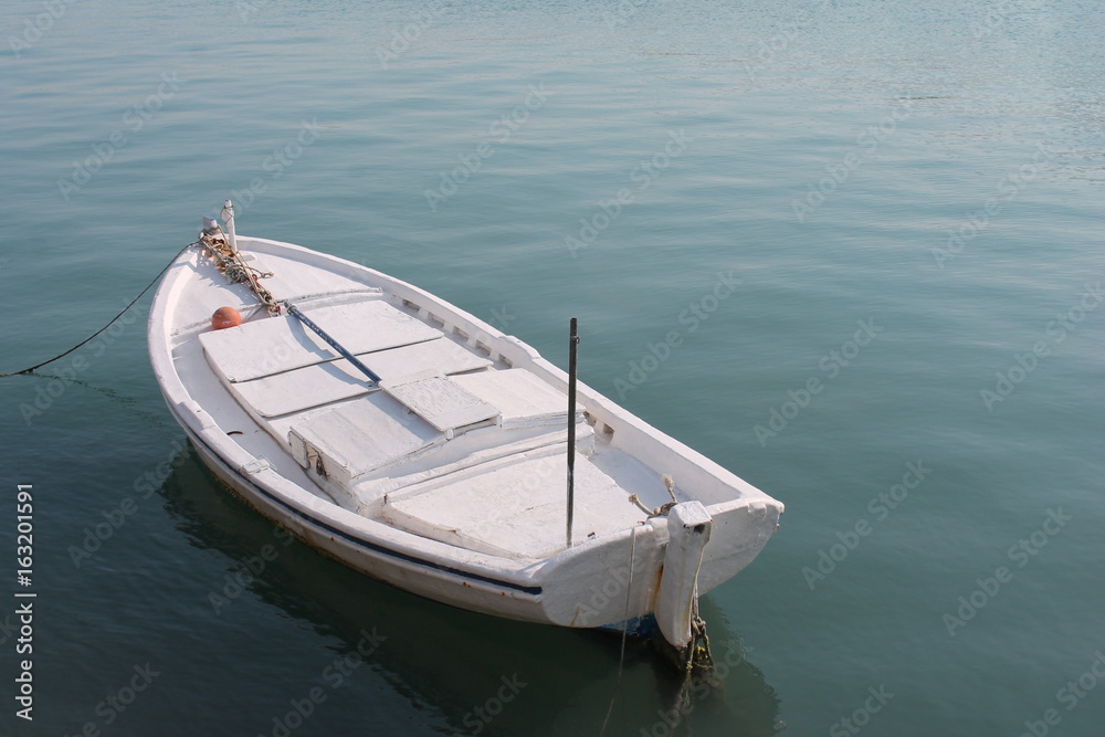 row boat on water sea ocean  stock, photo, photograph, image, picture,