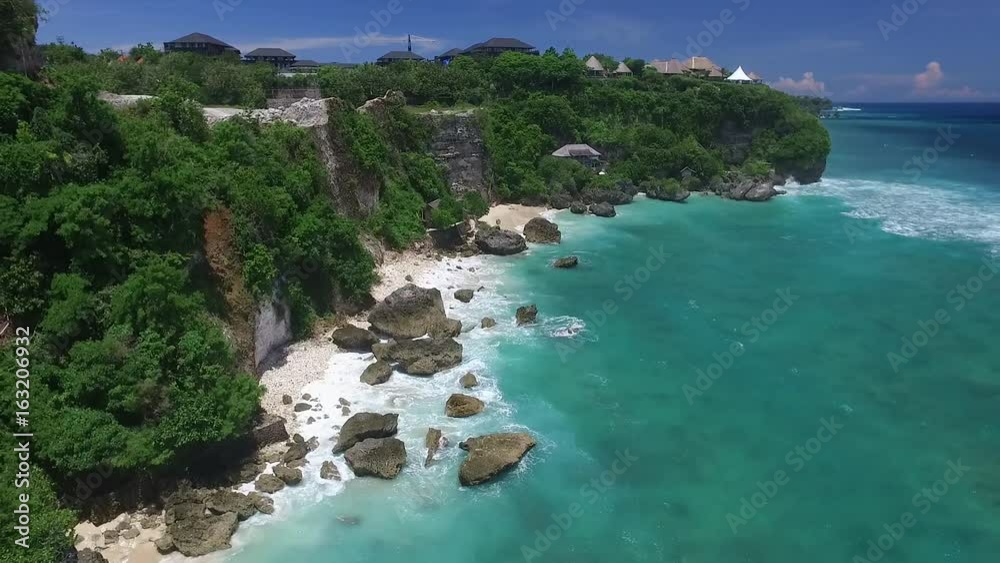 Aerial View of the Surfing Beach Bingin, Bali Aerial View of the Surfing Beach Bingin, Bali
