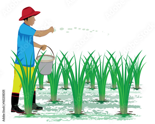 lifestyle of farmer vector design