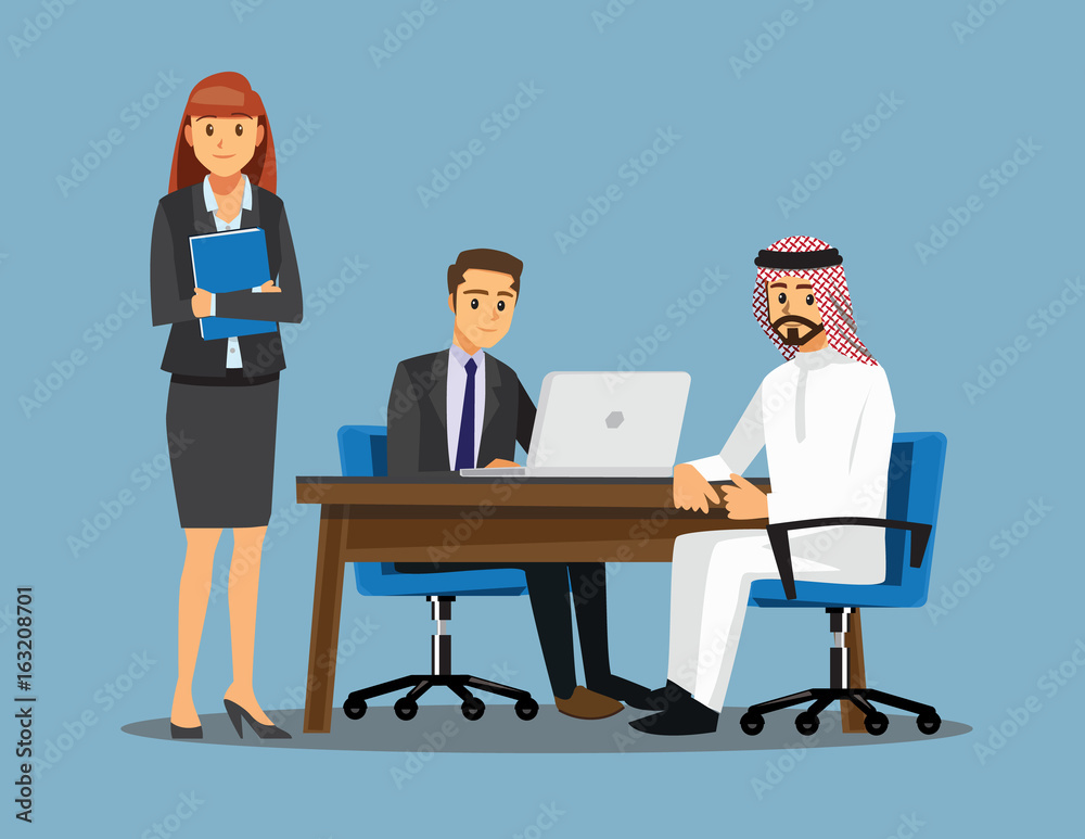 Business People teamwork ,Vector illustration cartoon character. Business People teamwork ,Vector illustration cartoon character.