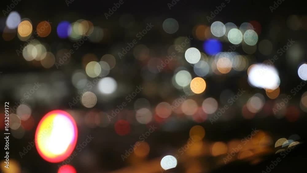Abstract Los Angeles night shot Abstract Los Angeles night shot