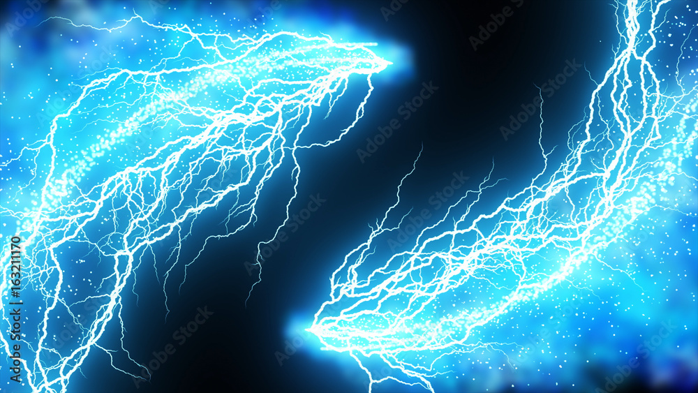 稲妻エフェクトイメージ Stock Illustration Adobe Stock