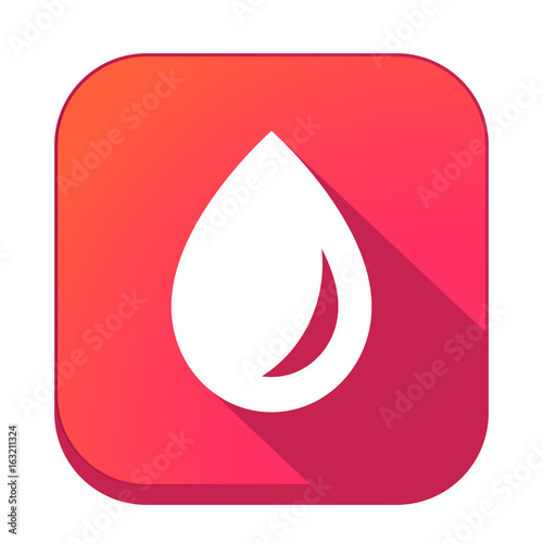 ikona z długim cieniem na tle zaokrąglonego kwadratu