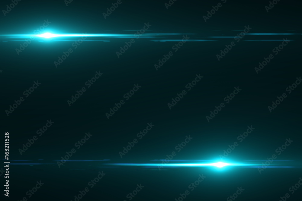 Glowing light effect Glowing light effect