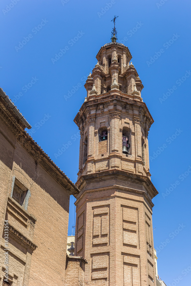 Church tower in the Russafa neighbourhood of Valencia