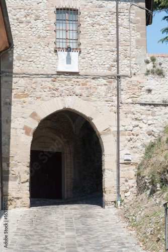 The fairy-tale village of Verucchio. Rimini.