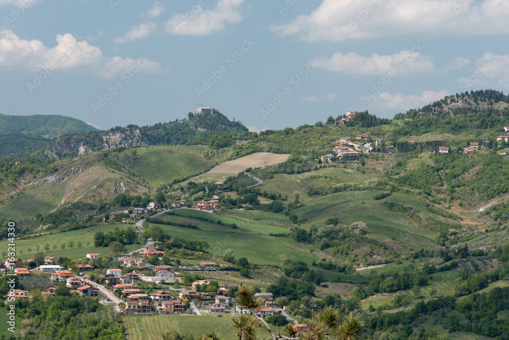 The fairy-tale village of Verucchio. Rimini.