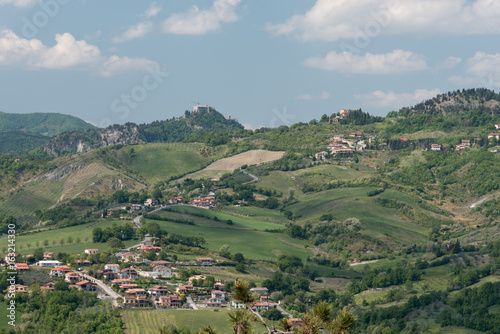 The fairy-tale village of Verucchio. Rimini.