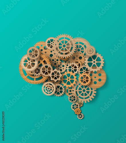 Mechanical Brain Made from Golden Gears