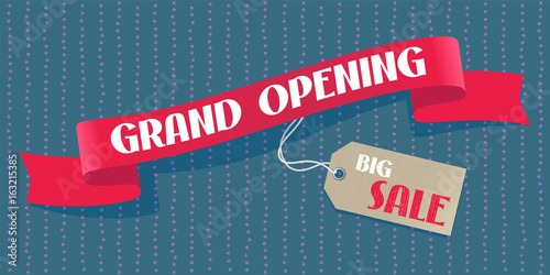 Grand opening vector background