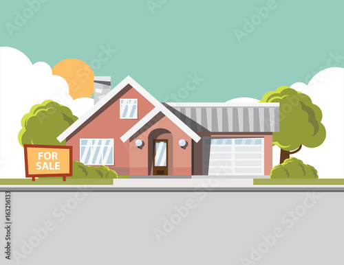 Background image of dream house