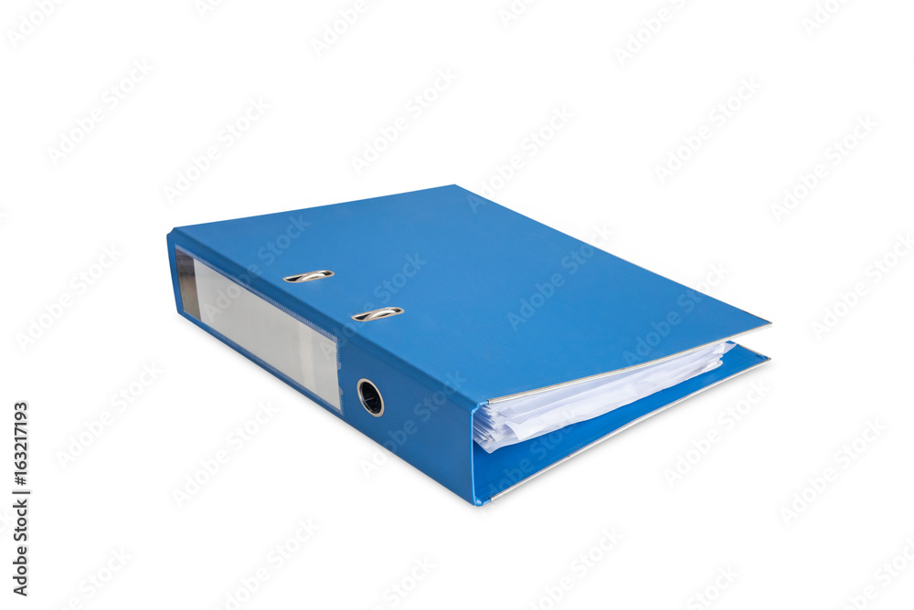 folder with the documents on a white background,Clipping Path. folder with the documents on a white background,Clipping Path.