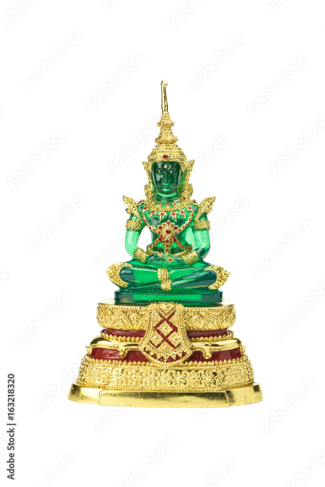 Fototapeta premium buddha statue on a white background.