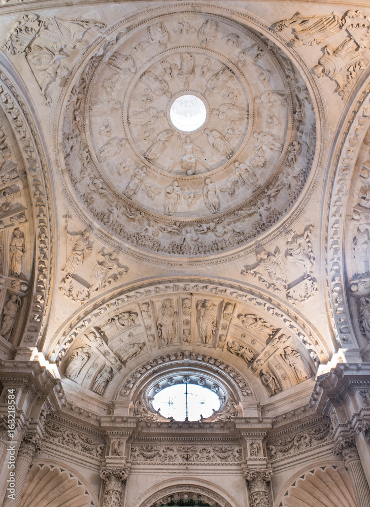 Fototapeta premium Cathedral Ceiling, Seville, Andalucia, Spain