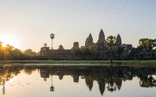 Angkor wat ,Cambodia with sunrise.
