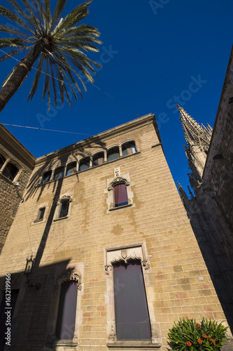 Casa de l'Ardiaca, Historic archive of Catalonia building in Gothic Quarter Barcelona © CarloSanchezPereyra