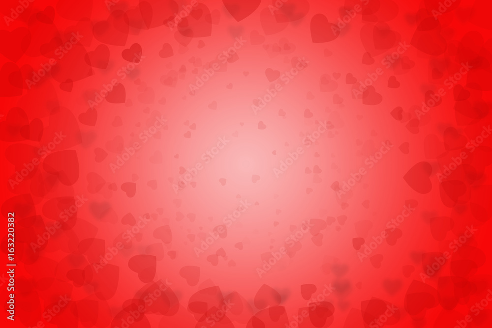 hearts on red background,valentines day.