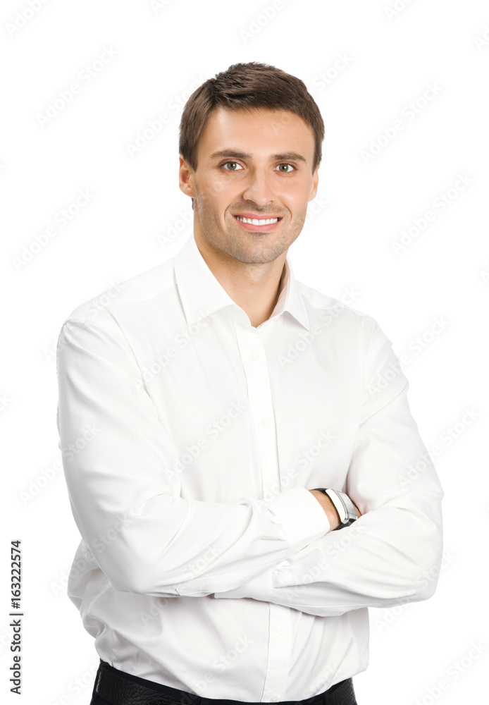 Businessman, isolated on white Businessman, isolated on white