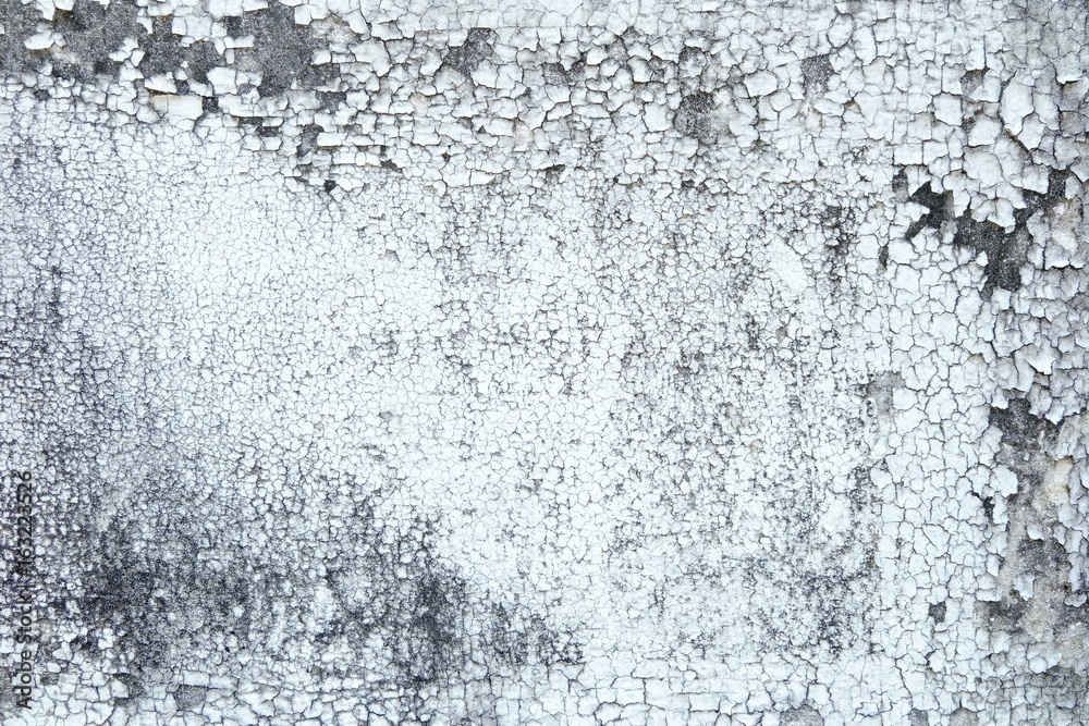 Fototapeta premium White Peeling Paint Texture Background.