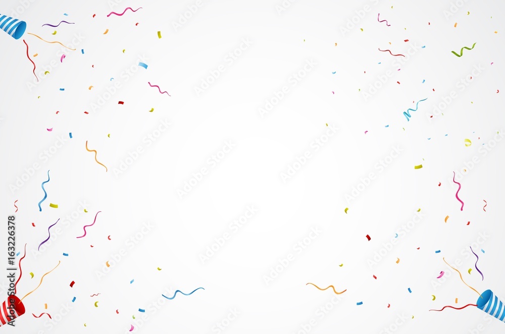 exploding party popper background exploding party popper background