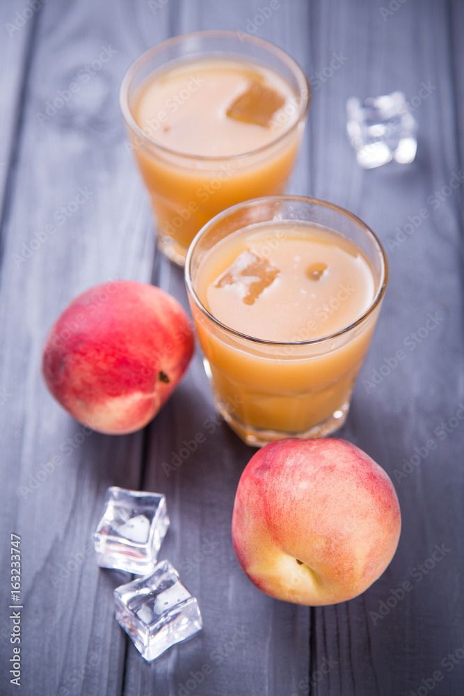 peach juice and fresh peach peach juice and fresh peach