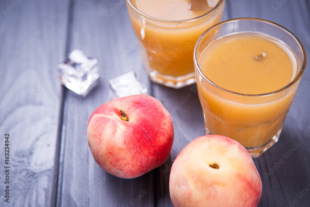 peach juice and fresh peach peach juice and fresh peach