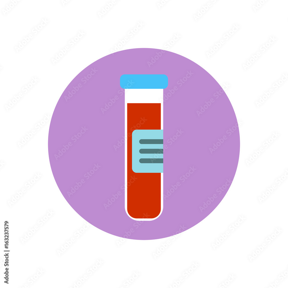Blood test icon vector sign and symbol isolated on white background, Blood  test logo concept Stock Vector | Adobe Stock