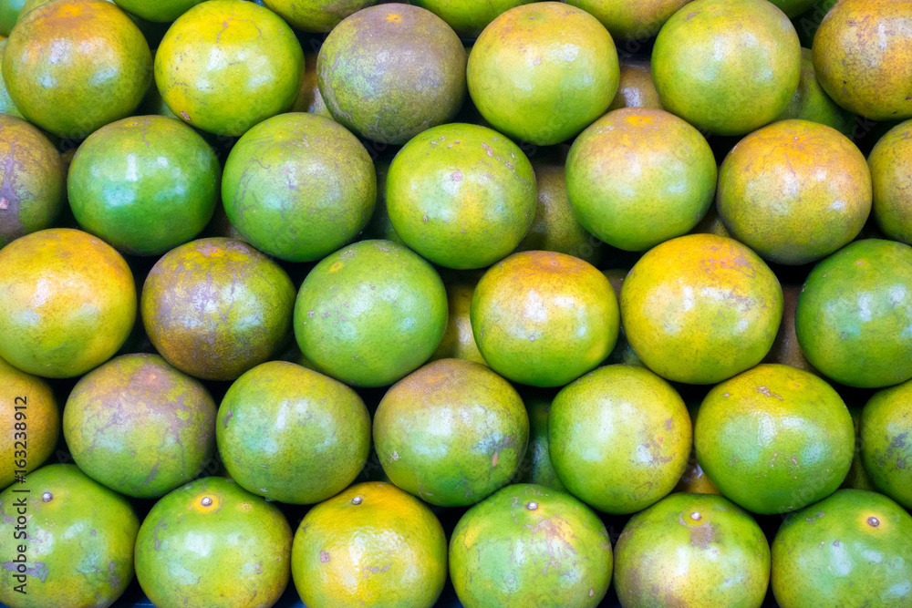 Fresh oranges in street market in Thailand. Fresh oranges in street market in Thailand.