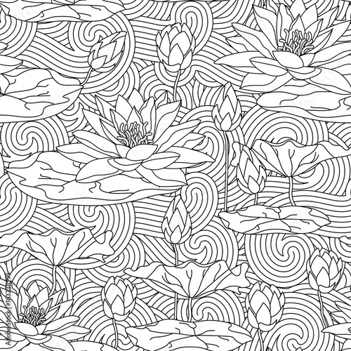 Adult antistress coloring page.