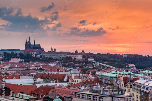 Prague Town Sunset © James Ser