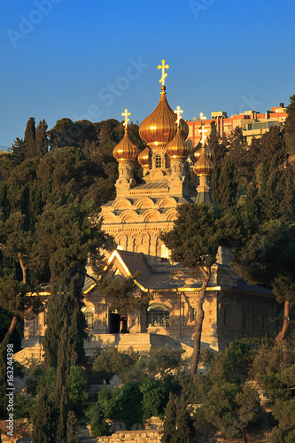 Maria Magdalena Church, Mount of Olives, Jerusalem photo